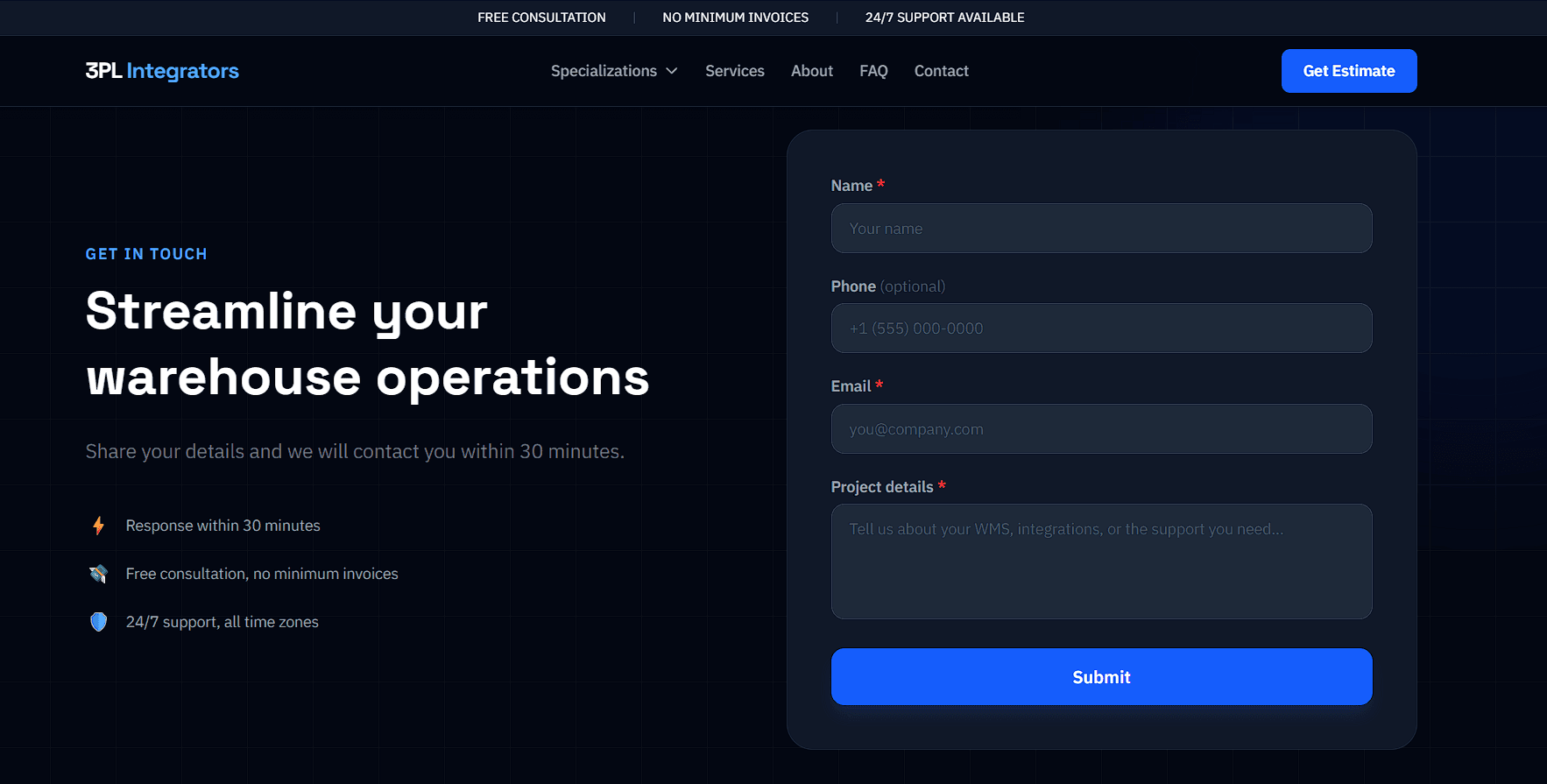 3PL Integrators — screenshot 4